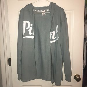 PINK full zip jacket